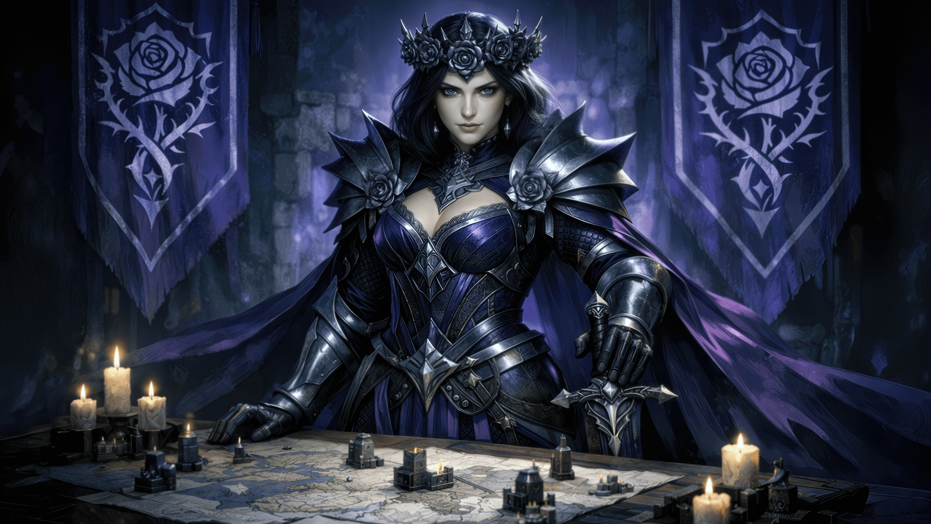 The noble court assembles