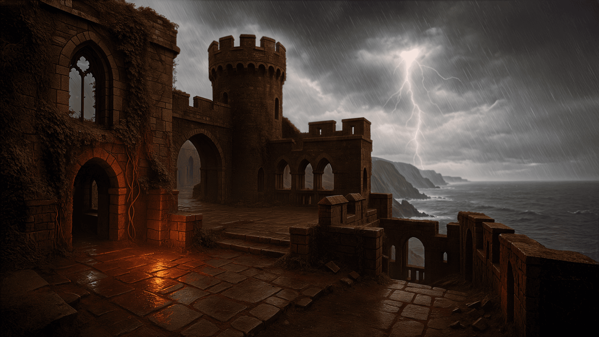 Stormwatch's weathered stone walls