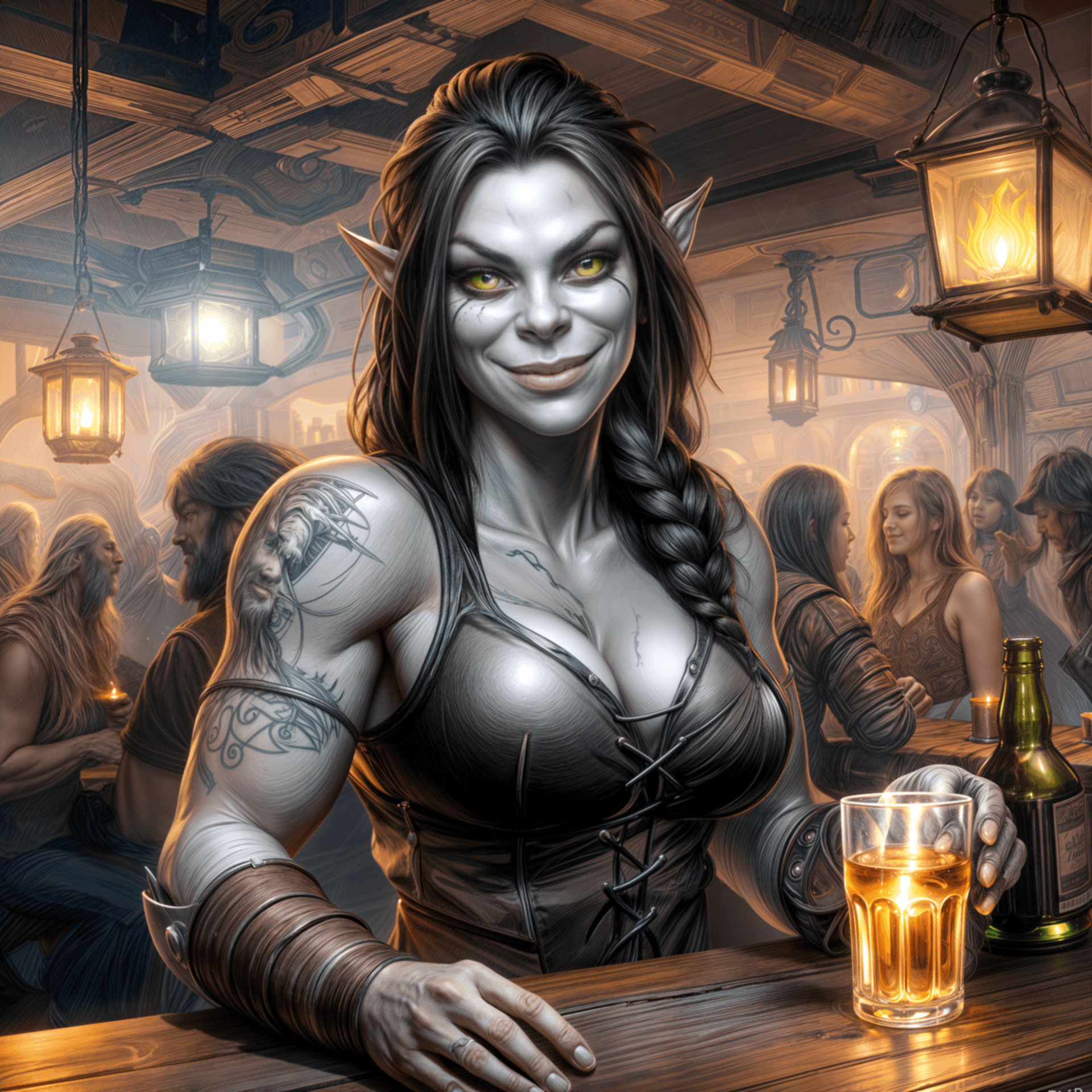 Evening at the Hearthstone Tavern