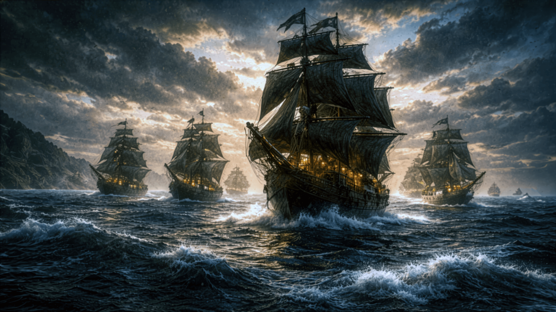 Ships of the Line — the pirate fleet assembles