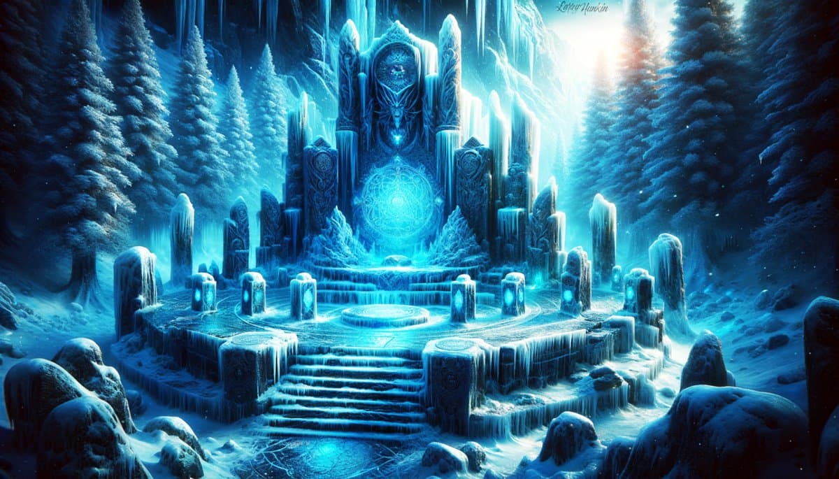 The Frost Altar — sacred site of the Frostvall Clans