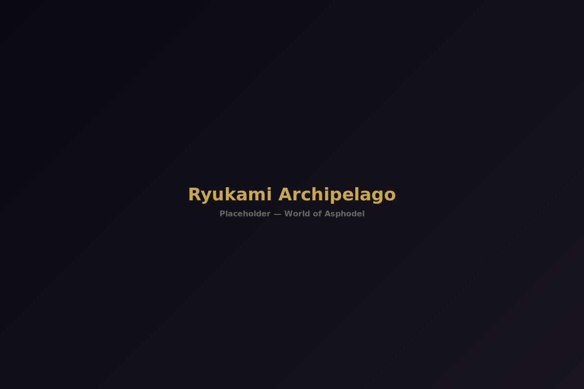 Ryukami Archipelago — six islands in eternal conflict beneath dragon-filled skies