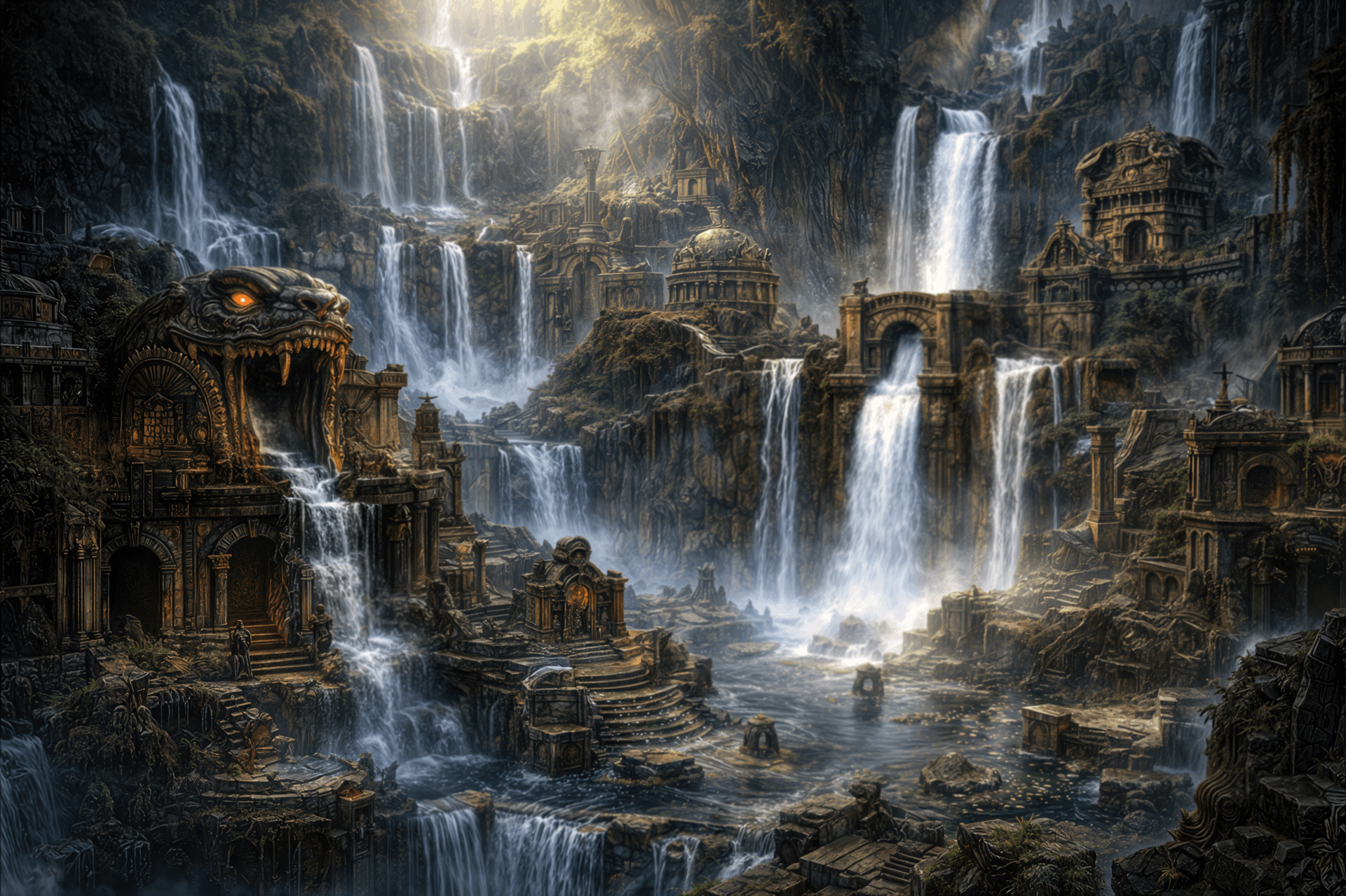 The sinkhole of Karkûl-Vesh, viewed from the rim