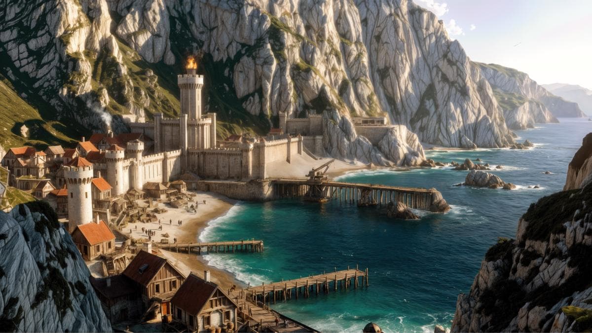 Marrowcleft — sunlit stronghold of the Silver Coast